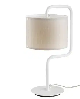 Lampy na nočný stolík Artempo Italia Stolná lampa Morfeo tienidlo na lampu plast krém