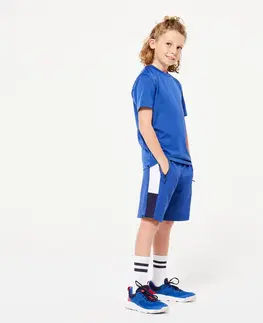 nohavice Detské funkčné tričko zafírové modré