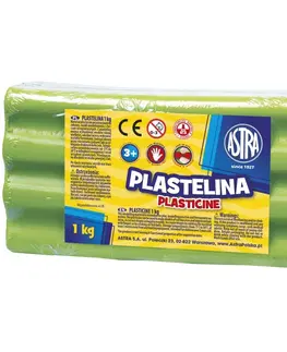 Hračky ASTRA - Plastelína 1kg Zelená svetlá, 303111017