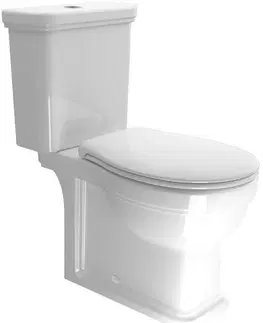 Kúpeľňa GSI - CLASSIC WC kombi, spodný/zadný odpad, biela WCSET06-CLASSIC