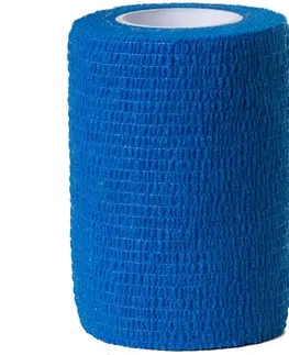futbal Priľnavá spevňujúca páska 7,5 cm × 4,5 m premiestniteľná modrá