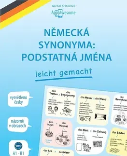 Učebnice a príručky Německá synonyma: podstatná jména - Michal Kratochvíl
