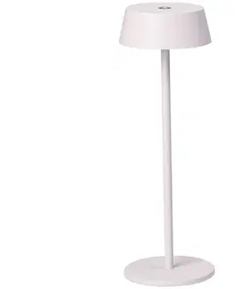 Lampy Azzardo Azzardo  - LED Vonkajšia stmievateľná nabíjacia lampa LED/2W/5V IP54 biela 
