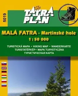 Slovensko a Česká republika Malá Fatra - Martinské hole 1:50 000 - TM 5019