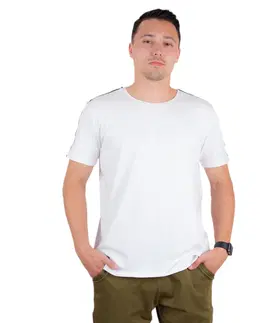 Pánske tričká Pánske tričko inSPORTline Overstrap biela - XL
