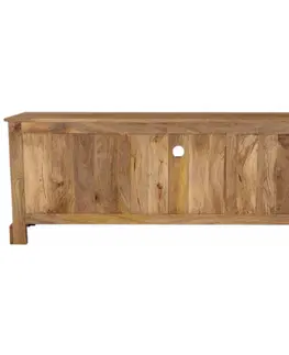 Spálňa TV stolík Guru 160x60x45 z mangového dreva