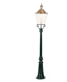 Verejné osvetlenie K.S. Verlichting Stĺpové svietidlo Flores, zelené