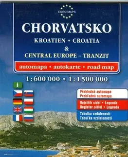 Do auta Chorvátsko, Stredná Európa-tranzit 1:600 tis-1:5mil