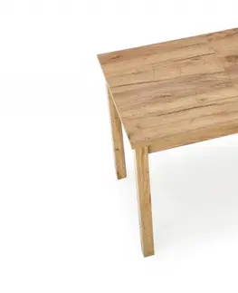 Jedálenské stoly Rozkladací jedálenský stôl GINO Halmar Dub craft