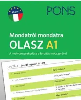Učebnice a príručky PONS Mondatról mondatra Olasz A1 - Katarzyna Foremniak