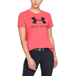 Dámske tričká Dámske tričko Under Armour Graphic Sportstyle Classic Crew Black-Chrome - XS