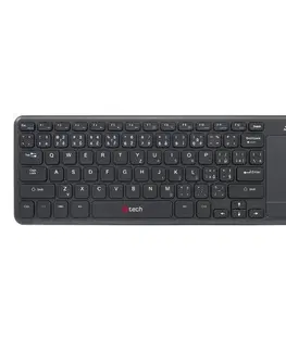Klávesnice C-Tech bezdrôtová klávesnica s touchpadom (SK layout) WLTK-01