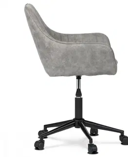 Kancelárske stoličky Kancelárska stolička KA-J403 Autronic Hnedá