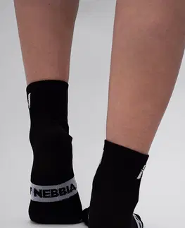 Pánske ponožky Ponožky Nebbia "EXTRA PUSH" crew 128 White - 39-42