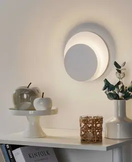 Nástenné svietidlá EMIBIG LIGHTING Nástenné svietidlo Circle okrúhly tvar, biele