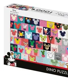 1000 dielikov Dino Toys Puzzle Mickey uši 1000 Dino