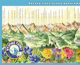 Učebnice - ostatné Detská ilustrovaná panoráma Vysoké Tatry - hravá škola - Johana Chrienová,Michal Klaučo