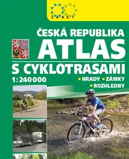 Voda, lyže, cyklo Česká republika Atlas s cyklotrasami 1:240T, 16.vydání