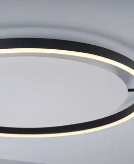 Stropné svietidlá JUST LIGHT. LED stropné svietidlo Ritus, Ø 58,5 cm, antracitová farba