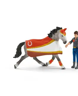 Drevené hračky Schleich 42443 Mia a set pre vaulting