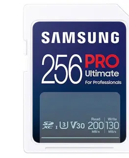 Pamäťové karty Samsung SDXC 256GB PRO ULTIMATE