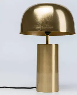 Stolové lampy KARE Stolná lampa KARE Loungy Gold v zlatej farbe