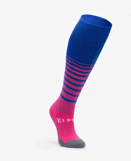 ponožky Detské futbalové štulpne Viralto modro-ružové