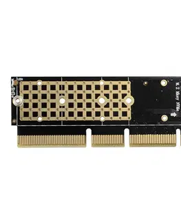 Výmenné kity a boxy AXAGON PCEM2-1U PCI-E 3.0 16x - M.2 SSD NVMe, up to 80 mm SSD, low profile 1U PCEM2-1U