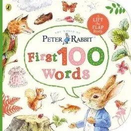 Leporelá, krabičky, puzzle knihy Peter Rabbit Peter's First 100 Words - Beatrix Potter,Neil Faulkner