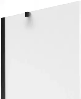 Sprchové dvere MEXEN/S - Next vaňová zástena FIX 70 x 150 cm, dekor, čierna 895-070-000-00-30-70