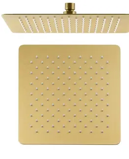 Sprchy a sprchové panely SAPHO - Hlavová sprcha, 300x300, zlatá matná SL101GB