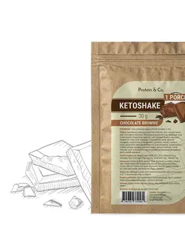 Ketodiéta Protein & Co. Ketoshake – 1 porcia 30 g PRÍCHUŤ: Chocolate brownie