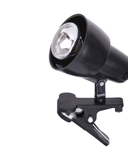 Lampy Rabalux 4357 - Lampa s klipom CLIP 1xE14/40W/230V čierna