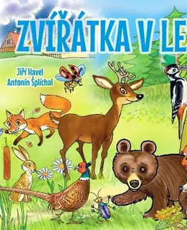 Leporelá, krabičky, puzzle knihy Zvířátka v lese - Havel Jiří,Antonín Šplíchal