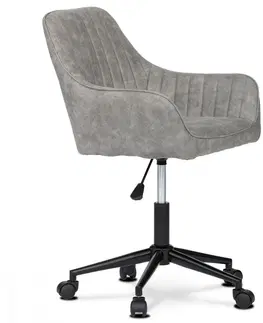 Kancelárske stoličky Kancelárska stolička KA-J403 Autronic Sivá