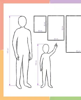 Obrazy do detskej izby Obraz pre chlapca s medvedíkom a sovičkami do detskej izby