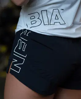 Dámske šortky Dámske šortky Nebbia FIT Activewear 442 Black - M