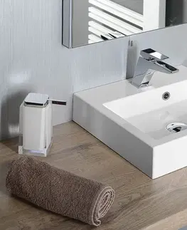 Kúpeľňa SAPHO - ORINOKO umývadlo 42x36cm, liaty mramor, biela OR042