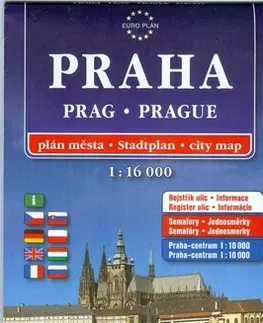 Slovensko a Česká republika SC Praha 1:16 000 městský plán
