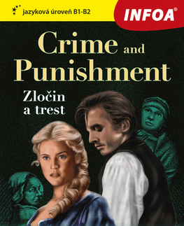 Zjednodušené čítanie Zrcadlová četba - Crime and Punishment (B1-B2) - Fjodor Michajlovič Dostojevskij