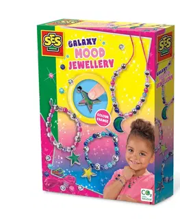 Kreatívne a výtvarné hračky SES - GALAXY - výroba trblietavých šperkov