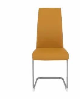 Stoličky Jedálenská stolička, horčicová/sivá, NOBATA