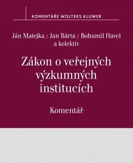 Právo ČR Zákon o veřejných výzkumných institucích - Kolektív autorov