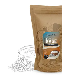 Kaše, müsli a cereálie Protein & Co. Proteínová ryžová kaša 1600 g PRÍCHUŤ: Sweet natural