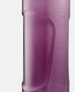 kemping Turistická plastová fľaša MH500 s rýchlouzáverom 0,8 litra fialová