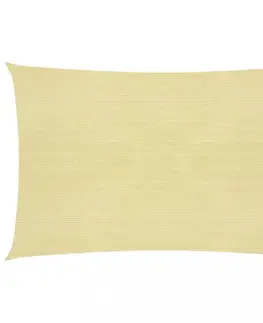 Stínící textilie Tieniaca plachta obdĺžniková HDPE 3,5 x 4,5 m Dekorhome Biela