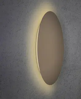 Nástenné svietidlá Escale Escale Blade LED nástenné svietidlo bronzové Ø 59 cm