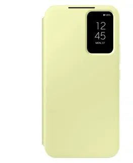 Puzdrá na mobilné telefóny Puzdro Smart View Wallet pre Samsung Galaxy A34 5G, lime EF-ZA346CGEGWW