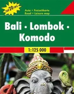 Ázia Bali - Lombok - Komodo - 1: 125 000