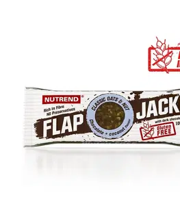 Proteíny Tyčinka Nutrend FlapJack GLUTEN FREE 100g čokoláda+banán s horkou čokoládou